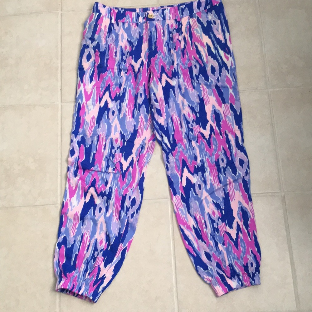NWOT Lilly Pulitzer 28” Saffron Printer Pant